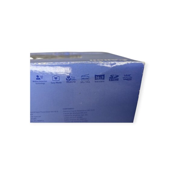 Cannon Digital Camera PowerShot SX110 IS 9 MP w/SD Card and Original Box WORKS - Picture 8 of 17